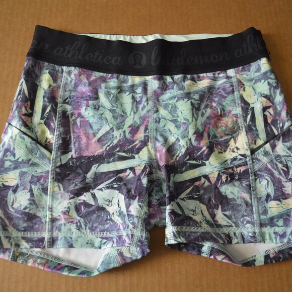 Lululemon What the Sport Short Irridescent Multi Size 6 - Picture 3 of 5